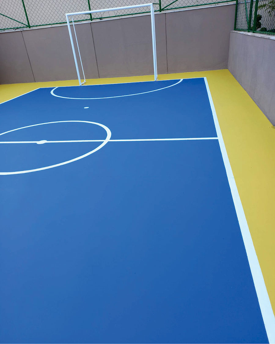 pinturas de quadras poliesportivas e garagens - Moderna Pinturas